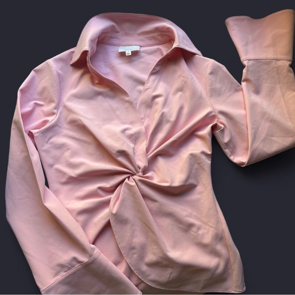 Cinq à Sept Blush Long Sleeve Top